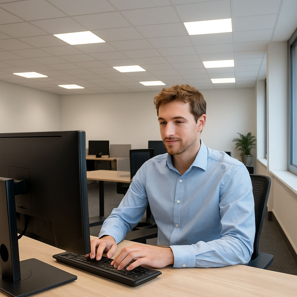 Best color temperature for offices